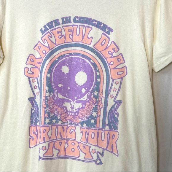 Grateful Dead Vintage 1989 Spring Tour T Shirt Size S Single Stitch - Picture 2 of 15